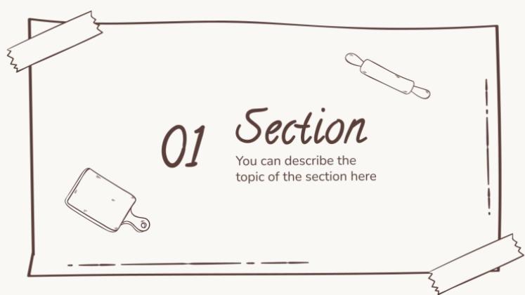 Plantilla de presentación Marrón