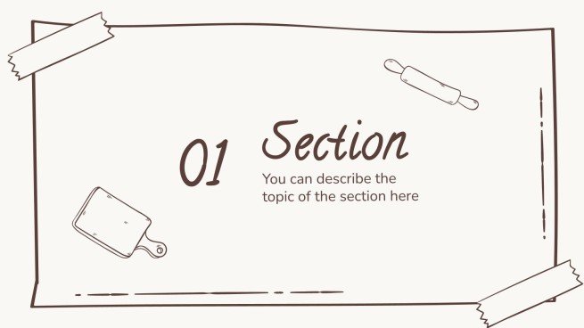 Plantilla de presentación Marrón