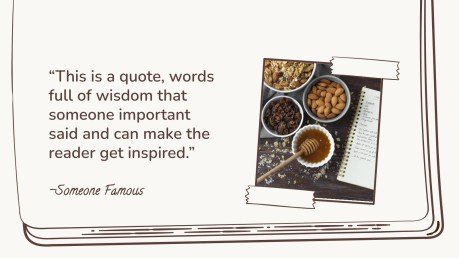 Plantilla de presentación Marrón