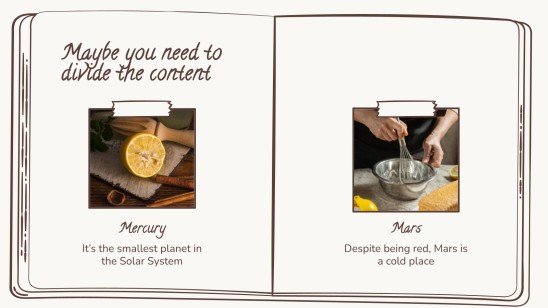 Plantilla de presentación Marrón