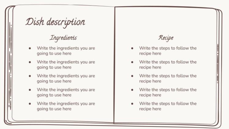 Plantilla de presentación Marrón