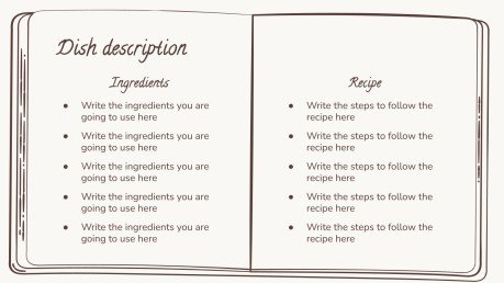 Plantilla de presentación Marrón