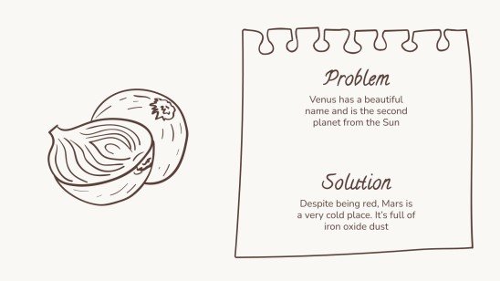 Plantilla de presentación Marrón