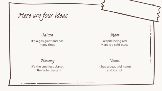 Plantilla de presentación Marrón