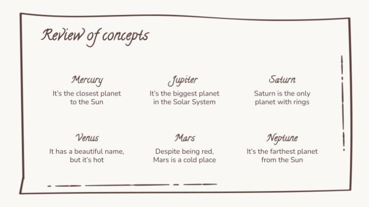 Plantilla de presentación Marrón