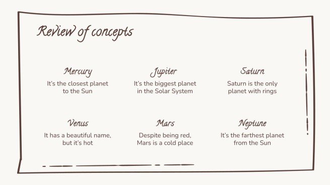 Plantilla de presentación Marrón