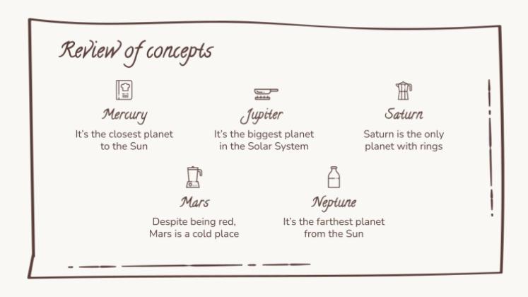 Plantilla de presentación Marrón