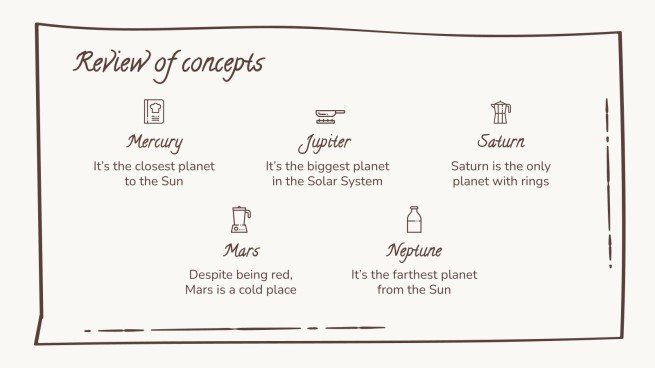 Plantilla de presentación Marrón