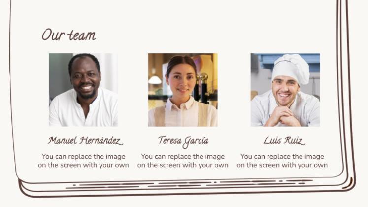 Plantilla de presentación Marrón