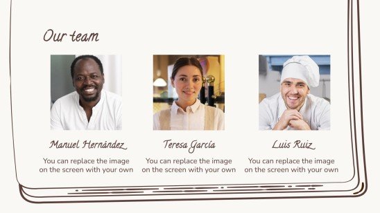 Plantilla de presentación Marrón