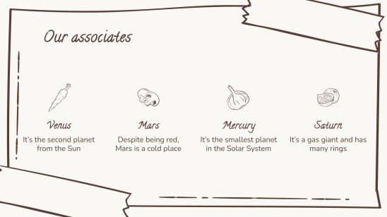 Plantilla de presentación Marrón