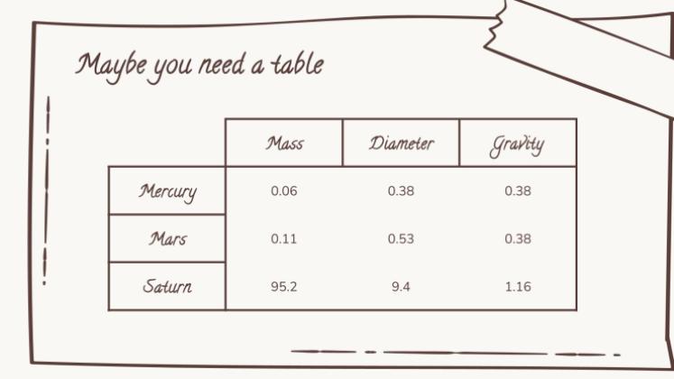 Plantilla de presentación Marrón