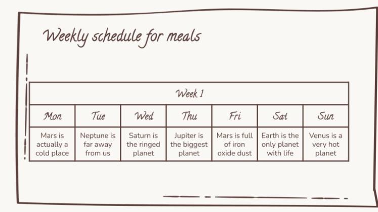 Plantilla de presentación Marrón