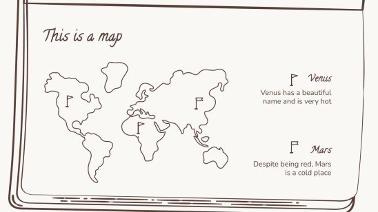 Plantilla de presentación Marrón