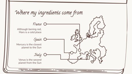 Plantilla de presentación Marrón