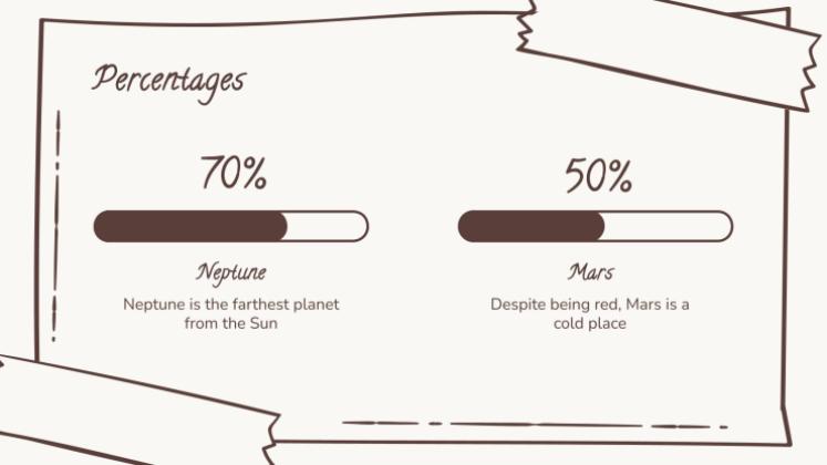 Plantilla de presentación Marrón