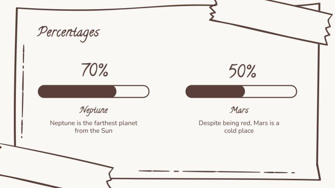 Plantilla de presentación Marrón