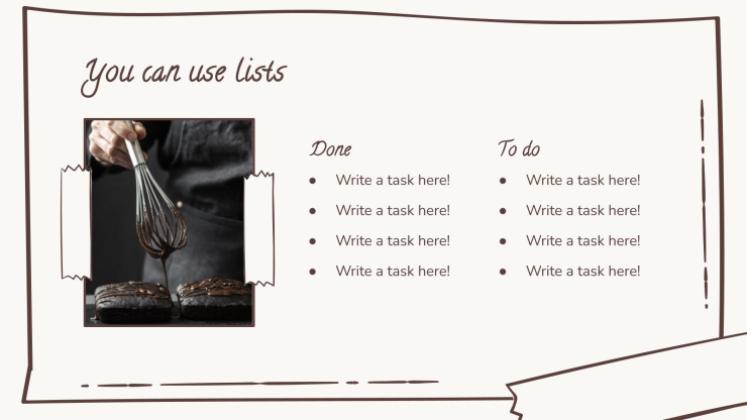 Plantilla de presentación Marrón