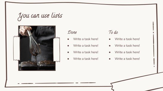 Plantilla de presentación Marrón