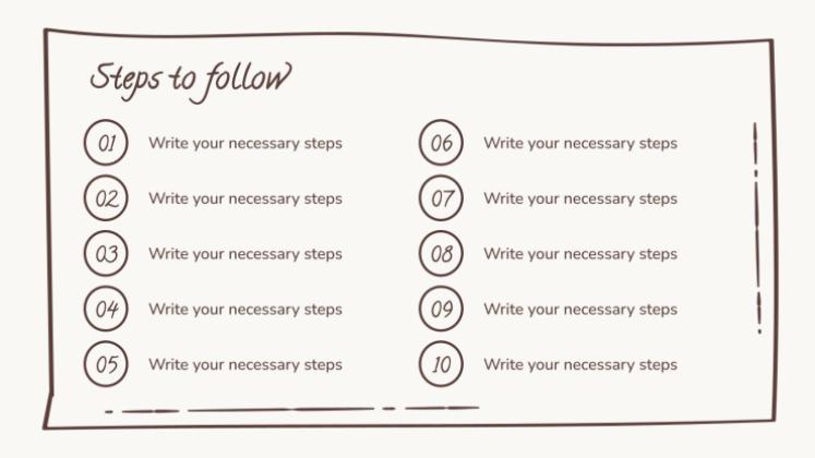 Plantilla de presentación Marrón