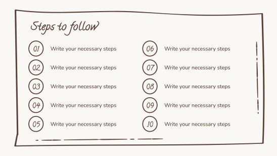 Plantilla de presentación Marrón