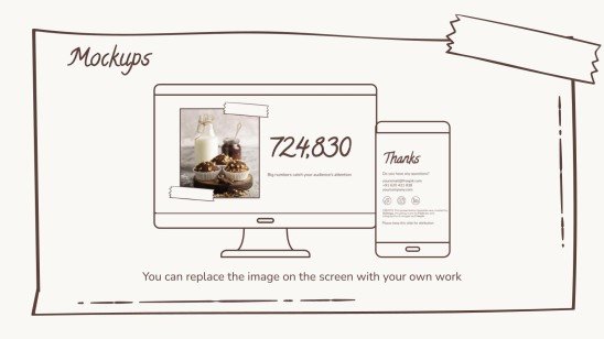 Plantilla de presentación Marrón