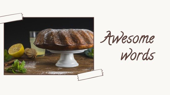 Plantilla de presentación Marrón