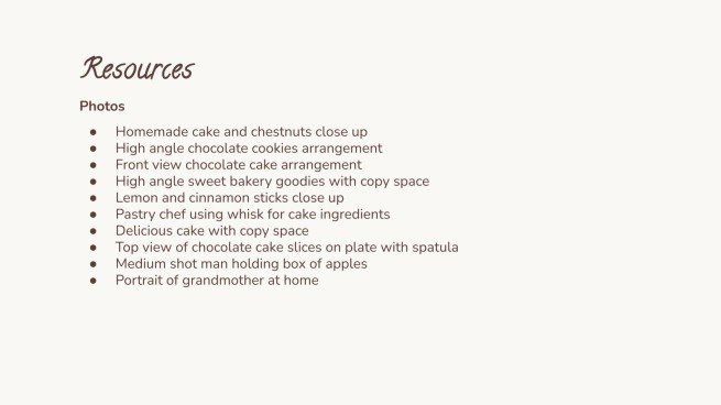 Plantilla de presentación Marrón