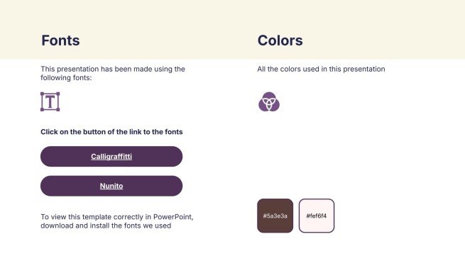 Plantilla de presentación Marrón