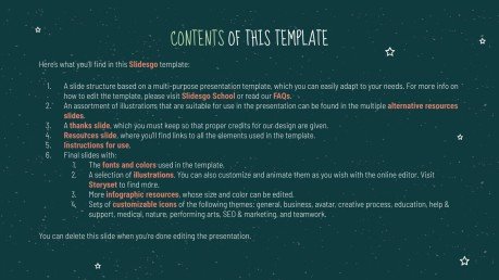 Arrière-plan de tableau noir Modèles de présentation