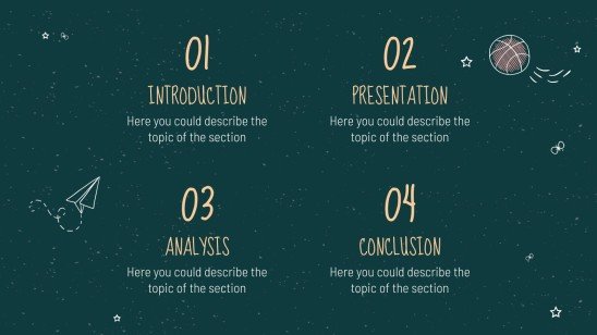 Arrière-plan de tableau noir Modèles de présentation