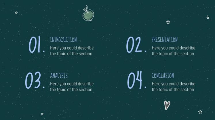Arrière-plan de tableau noir Modèles de présentation