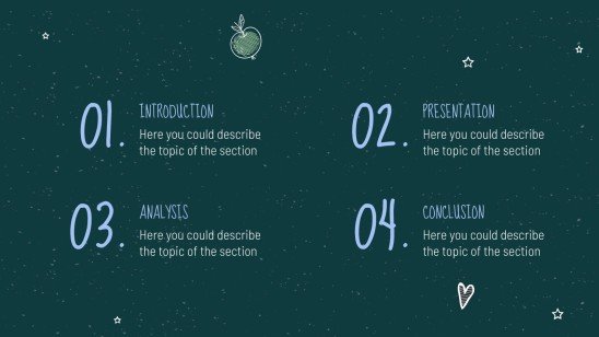 Arrière-plan de tableau noir Modèles de présentation