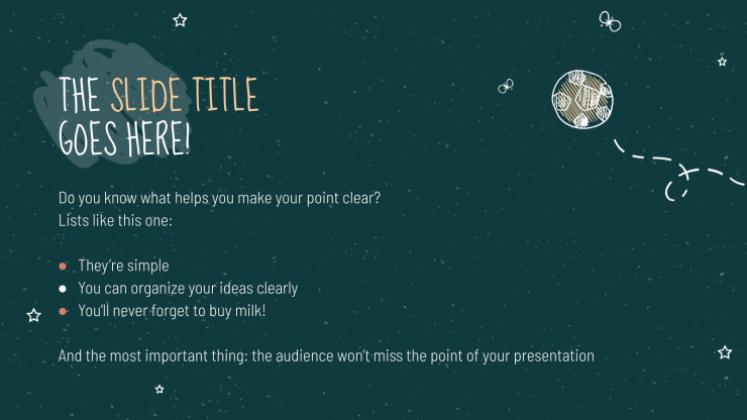 Arrière-plan de tableau noir Modèles de présentation