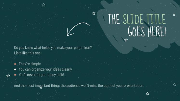 Arrière-plan de tableau noir Modèles de présentation