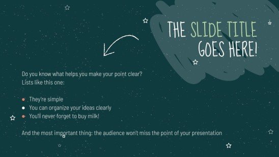 Arrière-plan de tableau noir Modèles de présentation