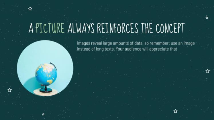 Arrière-plan de tableau noir Modèles de présentation