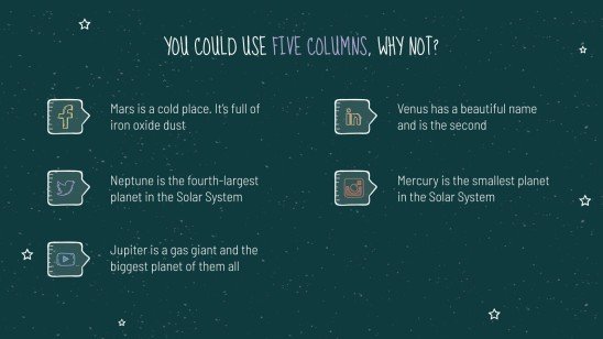 Arrière-plan de tableau noir Modèles de présentation