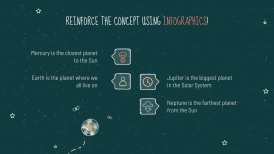 Arrière-plan de tableau noir Modèles de présentation
