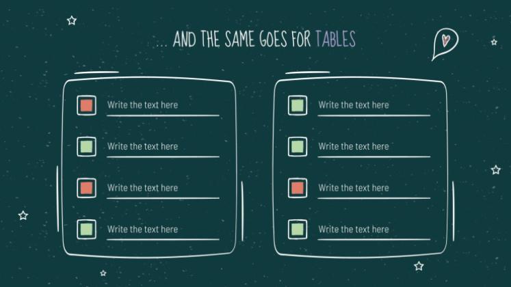 Arrière-plan de tableau noir Modèles de présentation