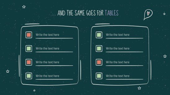 Arrière-plan de tableau noir Modèles de présentation