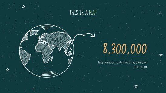 Arrière-plan de tableau noir Modèles de présentation
