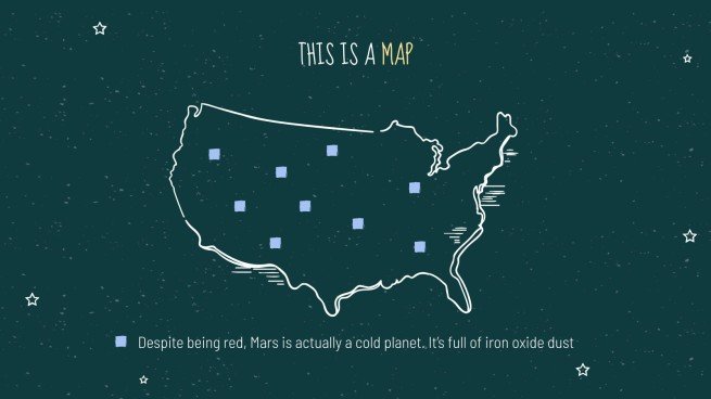 Arrière-plan de tableau noir Modèles de présentation