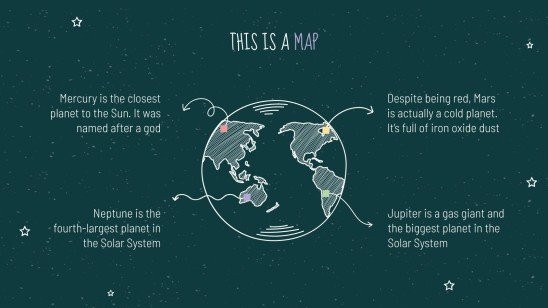 Arrière-plan de tableau noir Modèles de présentation