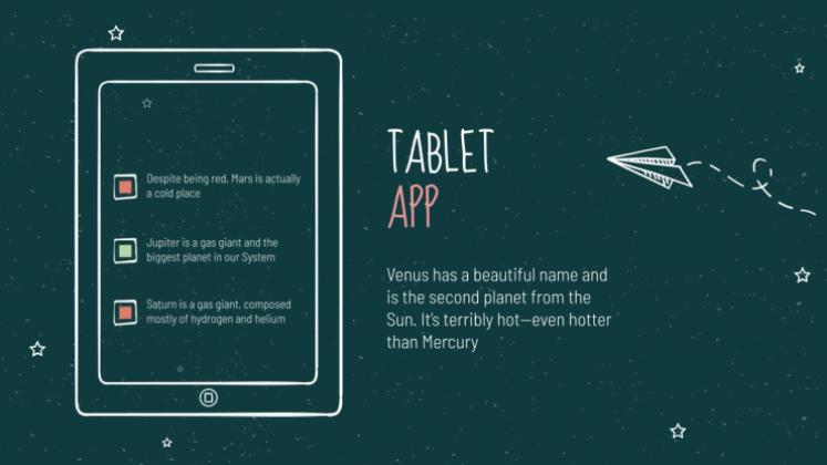 Arrière-plan de tableau noir Modèles de présentation