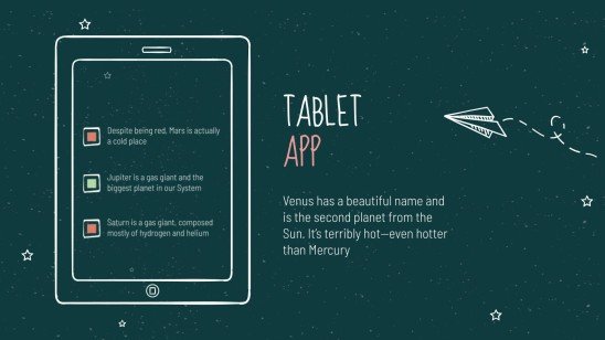 Arrière-plan de tableau noir Modèles de présentation