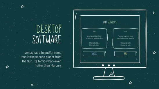 Arrière-plan de tableau noir Modèles de présentation