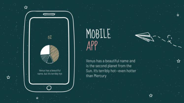 Arrière-plan de tableau noir Modèles de présentation