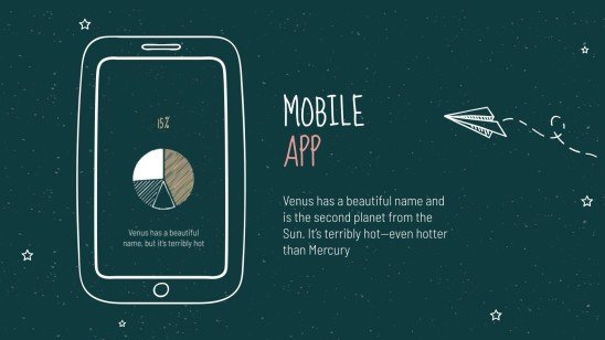 Arrière-plan de tableau noir Modèles de présentation