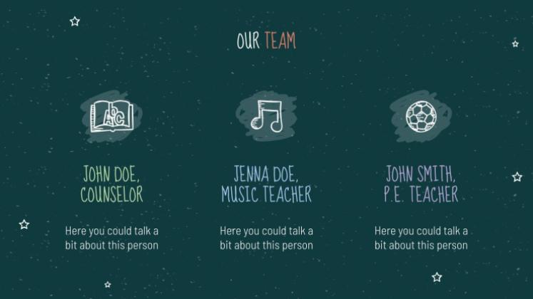 Arrière-plan de tableau noir Modèles de présentation